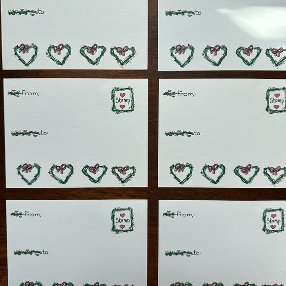 6ct To and From Postcard Notes - Picture 10 of 11